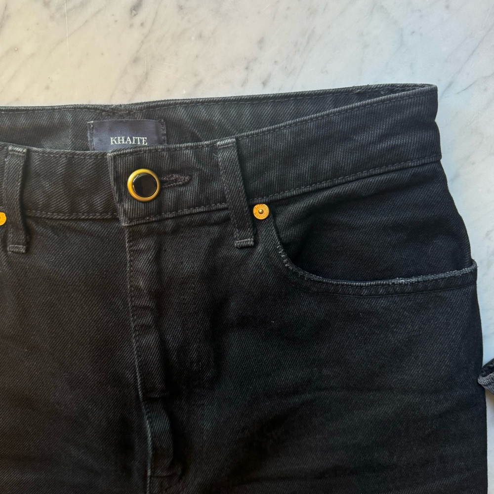 Black Khaite Jeans - high rise